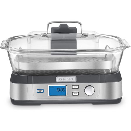 Cuisinart™ CookFresh Digital Glass Steamer, 1.32 Gallon, Silver - Bellso